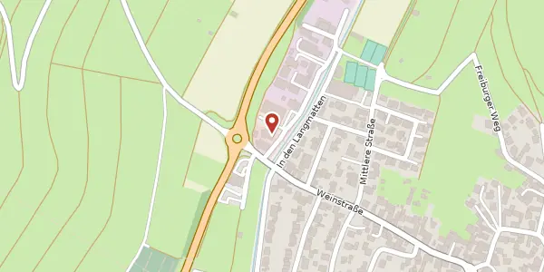 Karte der Umgebung von Schwabenmatten 3, 79292 Pfaffenweiler