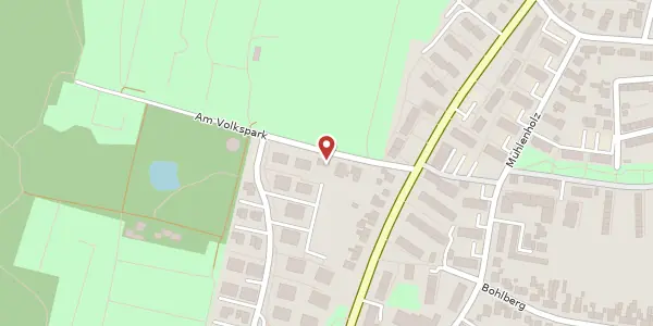 Karte der Umgebung von Am Volkspark 5, 24943 Flensburg