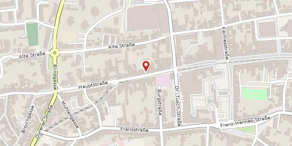 Karte der Umgebung von Hauptstr. 151, 50226 Frechen