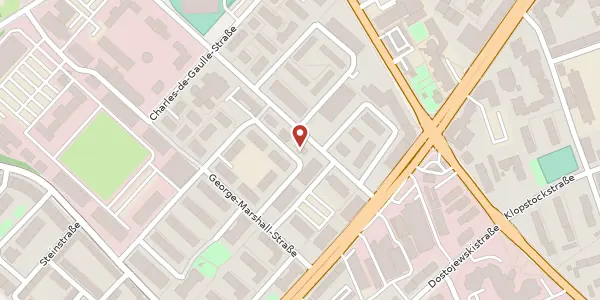 Karte der Umgebung von Willy-Brandt-Allee 6, 65197 Wiesbaden