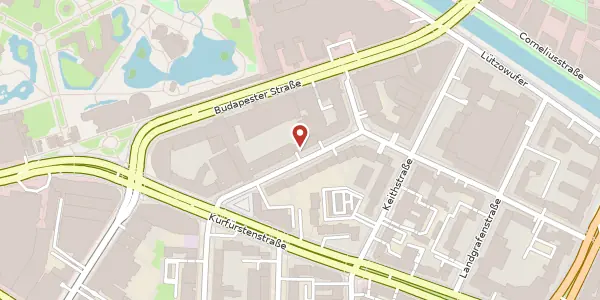 Karte der Umgebung von Burggrafenstraße 3, 10787 Berlin