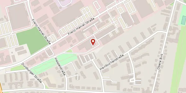 Karte der Umgebung von Zechenstr. 62, 47443 Moers