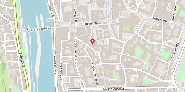 Karte der Umgebung von Wolfhartsgasse 9, 97070 Würzburg
