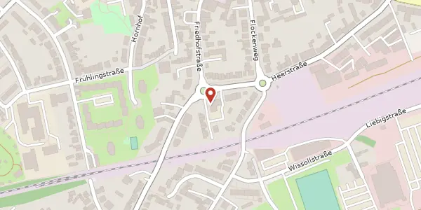 Karte der Umgebung von Friedhofstr. 31-35, 45478 Mülheim an der Ruhr
