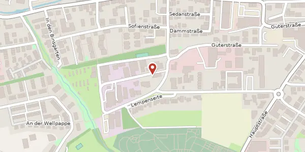 Karte der Umgebung von Lempenseite 58, 69168 Wiesloch