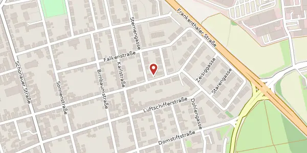 Karte der Umgebung von Taubenstr. 41, 68307 Mannheim