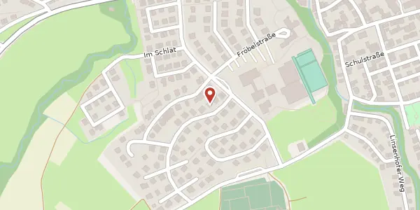 Karte der Umgebung von Beethovenstraße 6, 72636 Frickenhausen