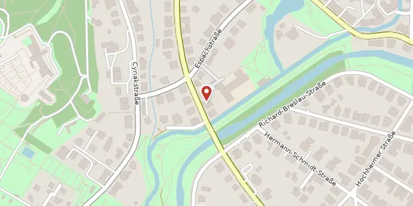 Karte der Umgebung von Alfred-Hess-Straße 35, 99094 Erfurt