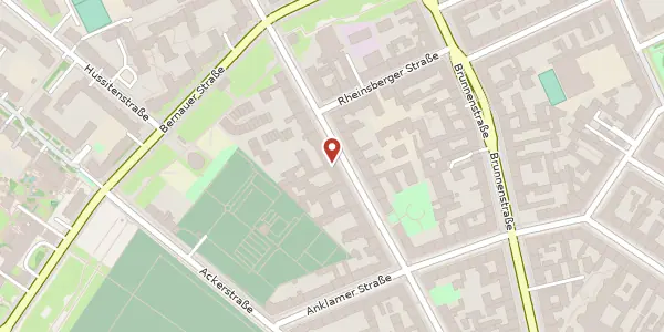Karte der Umgebung von Strelitzer Straße 59, 10115 Berlin