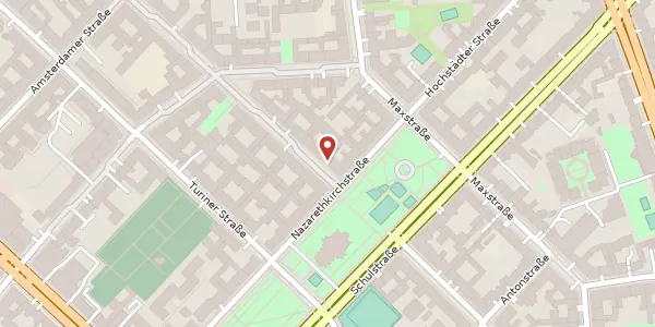 Karte der Umgebung von Malplaquetstraße 5a, 13347 Berlin