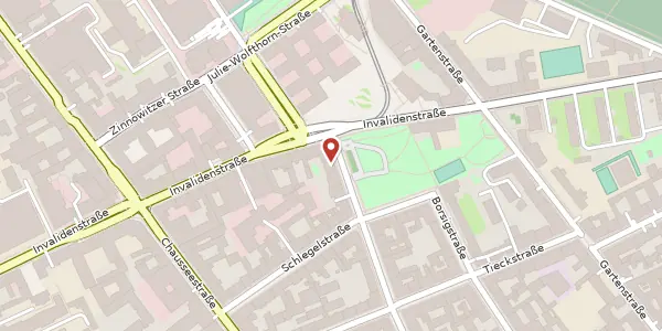 Karte der Umgebung von Eichendorffstraße 13, 10115 Berlin