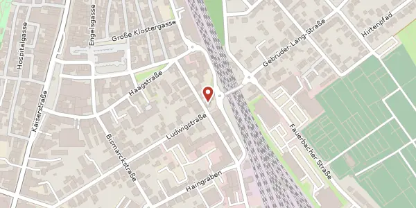 Karte der Umgebung von Hanauer Str. 10, 61169 Friedberg