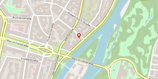 Karte der Umgebung von Widenmayerstr. 3, 80538 München