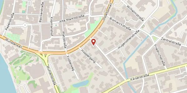 Karte der Umgebung von Bürenstraße 15, 31785 Hameln