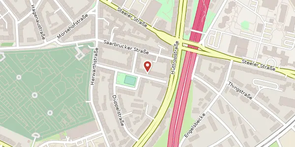 Karte der Umgebung von Königgrätzstraße 23, 45138 Essen
