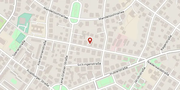 Karte der Umgebung von Kyffhäuserstraße 19, 01309 Dresden