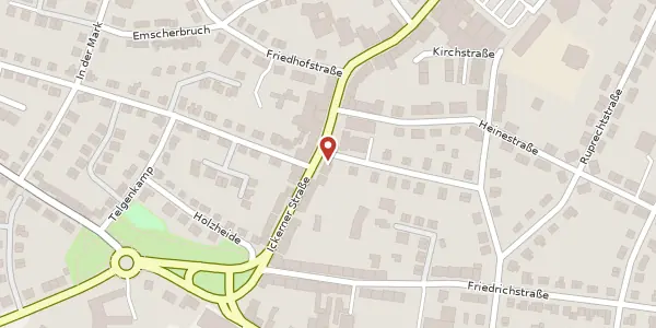 Karte der Umgebung von Klopstockstr. 2, 44581 Castrop-Rauxel