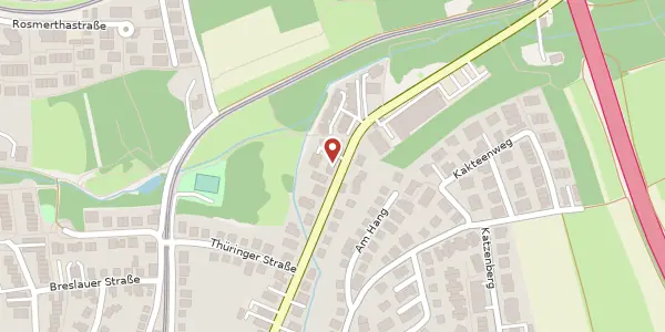 Karte der Umgebung von Gonsenheimer Str. 45, 55126 Mainz