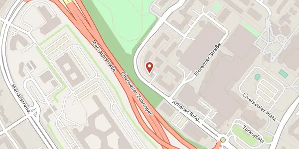 Karte der Umgebung von Athener Ring 16, 50765 Köln