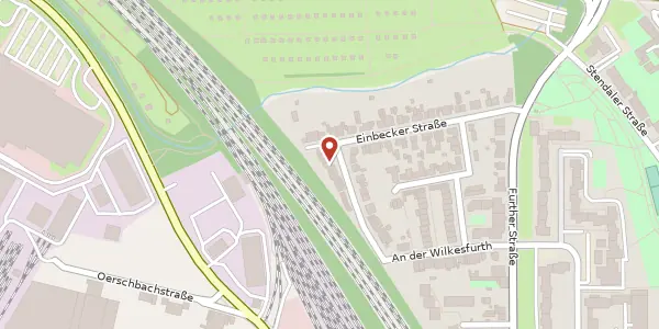 Karte der Umgebung von Alfelder Str. 7, 40599 Düsseldorf