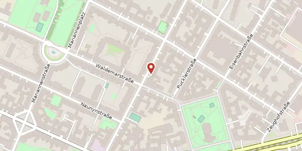 Karte der Umgebung von Audre-Lorde-Straße 47, 10997 Berlin