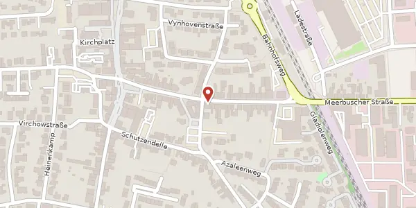 Karte der Umgebung von Meerbuscher Str. 30, 40670 Meerbusch