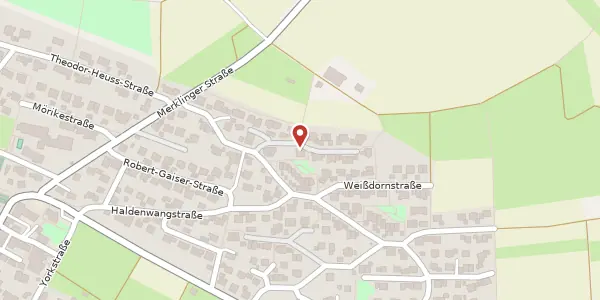 Karte der Umgebung von Wacholderweg 6, 75397 Simmozheim