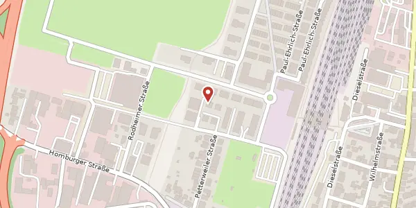 Karte der Umgebung von Max-Planck-Str. 50, 61118 Bad Vilbel