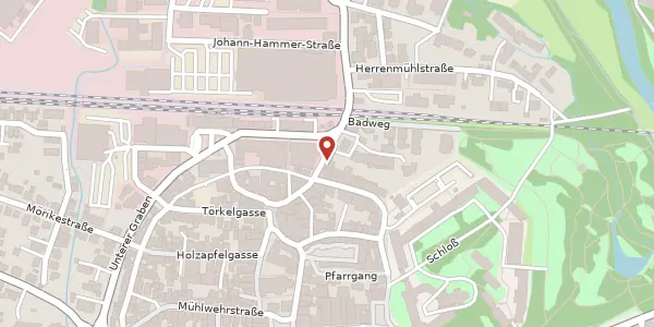 Karte der Umgebung von Härterichstraße 14, 97980 Bad Mergentheim