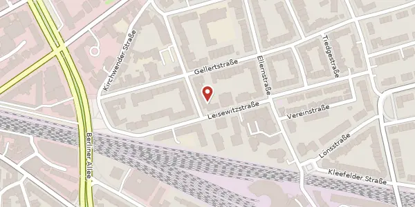 Karte der Umgebung von Leisewitzstraße 28, 30175 Hannover