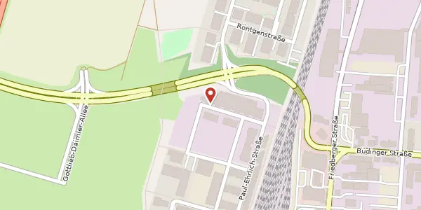 Karte der Umgebung von Fraunhoferstr. 35, 61118 Bad Vilbel