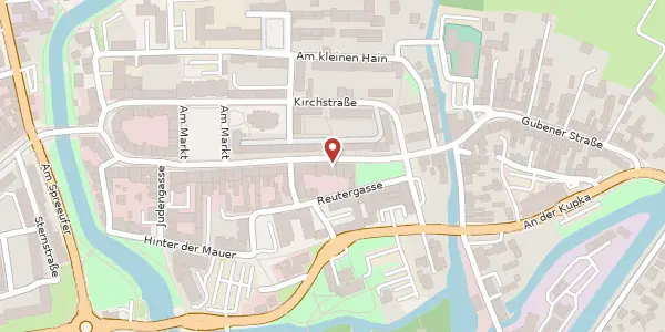 Karte der Umgebung von Hauptstr. 30, 15907 Lübben