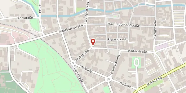 Karte der Umgebung von Reiterstraße 1c, 76829 Landau in der Pfalz