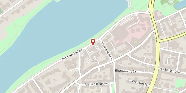 Karte der Umgebung von Bismarckallee 21, 48151 Münster