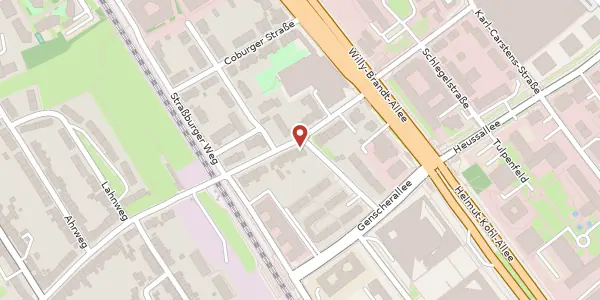 Karte der Umgebung von Rheinweg 23, 53113 Bonn