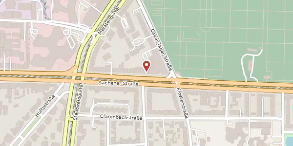 Karte der Umgebung von Aachener Str. 222, 50931 Köln