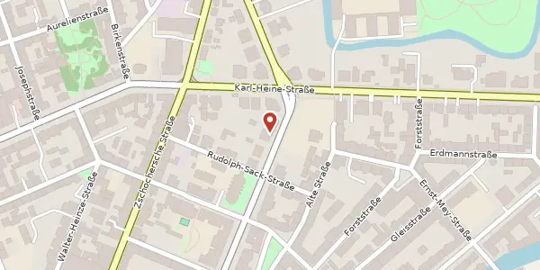 Karte der Umgebung von Erich-Zeigner-Allee 20, 04229 Leipzig