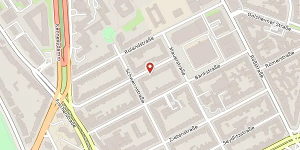 Karte der Umgebung von Lützowstr. 31, 40476 Düsseldorf