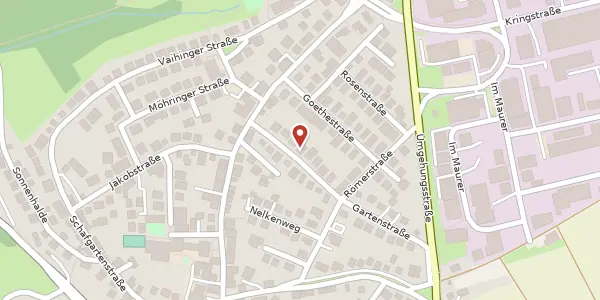 Karte der Umgebung von Gartenstraße 9, 71144 Steinenbronn