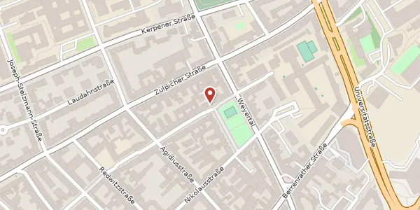 Karte der Umgebung von Palanterstr. 5, 50937 Köln