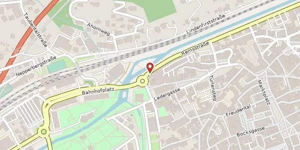 Karte der Umgebung von Remsstraße 35, 73525 Schwäbisch Gmünd