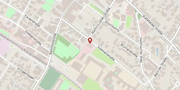 Karte der Umgebung von Kättkenstr. 10, 33790 Halle