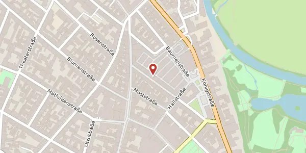 Karte der Umgebung von Alexanderstr. 11, 90762 Fürth