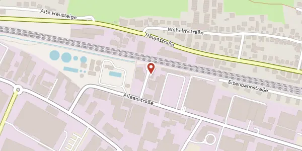 Karte der Umgebung von Freihofstraße 6, 73730 Esslingen