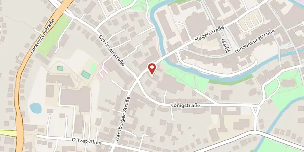 Karte der Umgebung von Hamburger Straße 5, 23843 Bad Oldesloe