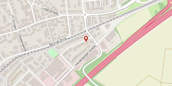 Karte der Umgebung von Dossenheimer Str. 17, 68519 Viernheim