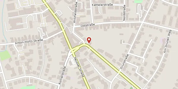 Karte der Umgebung von Düsseldorfer Str. 122, 40667 Meerbusch