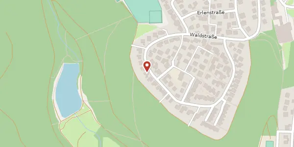 Karte der Umgebung von Waldstraße 55, 71297 Mönsheim