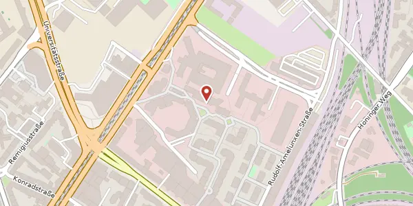 Karte der Umgebung von Am Justizzentrum 5, 50939 Köln