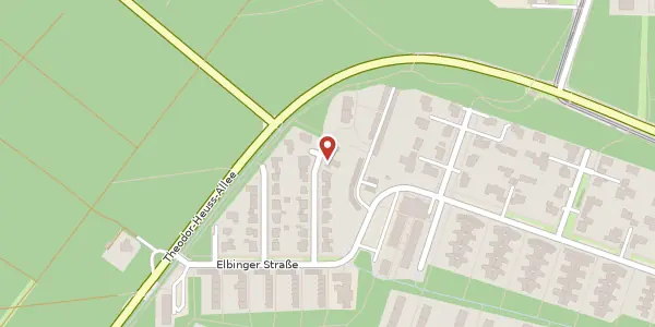 Karte der Umgebung von Neidenburger Straße 14, 76139 Karlsruhe
